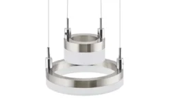 Meisterleuchten LED-Pendelleuchte, 6-flammig, nickel matt