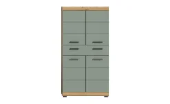 Midischrank SCHLOONSEE, Breite 74cm, 4 Türen, 1 Schubkasten, 4 Fächer, MDF-Front, in verschiedenen Farben erhältlich, Badmöbel, Badschrank, Schrank, Bad Schloonsee