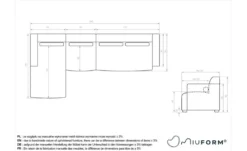 Miuform Ecksofa modular Flex Felix
