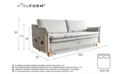 Miuform Einzelsofa mit Schlaffunktion Charming Charlie