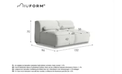 Miuform Einzelsofa modular Flex Felix