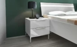 Nachtkommode mit 2 Schüben Vitreo Neo