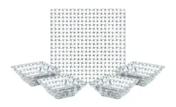Nachtmann Servierset, 5er Set 1 Platte und 4 Schälchen Bossa Nova