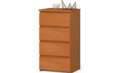 Nachttisch mit 4 Schubladen Carlo