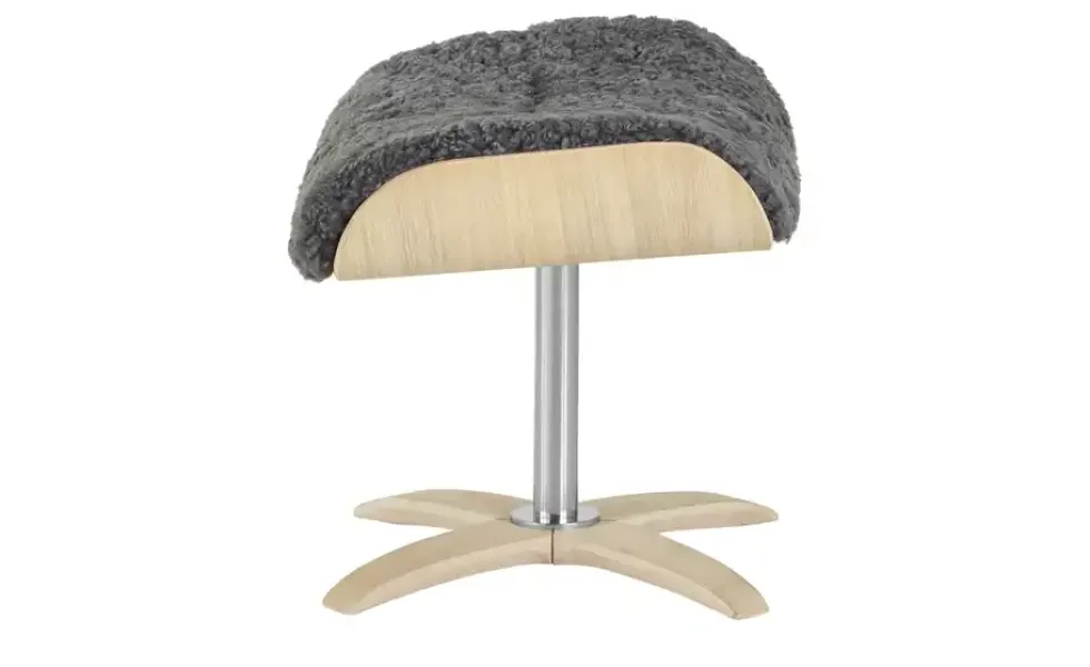 Nils Olsen Hocker aus Schaffell Balance