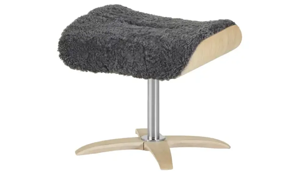 Nils Olsen Hocker aus Schaffell Balance