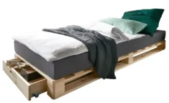 Palettenbett mit Stauraum Dallas