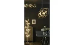 Paul Neuhaus LED-Deckenleuchte schwarz/goldfarben Selina