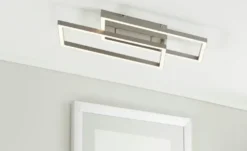 Paul Neuhaus LED-Deckenleuchte, 2-flammig, Nickel-matt