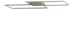 Paul Neuhaus LED-Deckenleuchte, 2-flammig, Nickel-matt