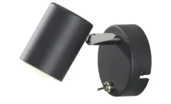 Paul Neuhaus Wandstrahler, 1-flammig, schwarz