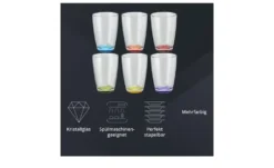Peill+Putzler Glas, 6er-Set Colore