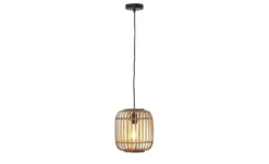 Pendelleuchte, 1-flammig, Holzlamellen Woven