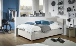 Polsterbett in Cord Cool