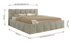 Polsterbett mit Bettkasten Nira Classic