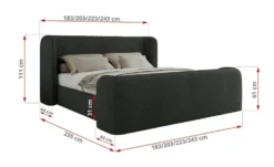 Polsterbett mit Lattenrost Emora Classic Duo