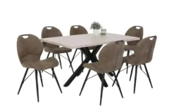 Polsterstuhl 2er-Set mit Griff Arthur