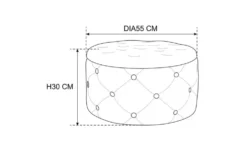 Pouf mit Stauraum Anna