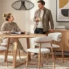 Runder Esstisch aus Massivholz Adrian