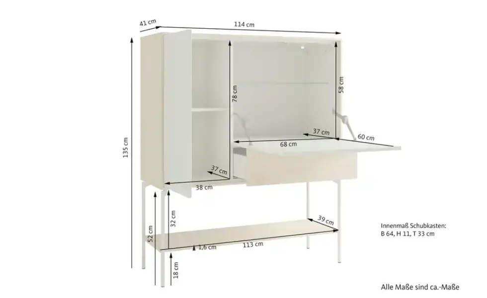 SCHÖNER WOHNEN Kollektion Highboard Laboe