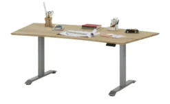 Schreibtisch Massivholzplatte SOLIDLine