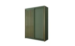 Schwebetürenschrank grün Tiara