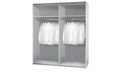 Schwebetürenschrank mit Lamellen-Bauchbinde Time