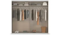 Schwebetürenschrank mit Spiegel Malva Extra