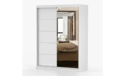 Schwebetürenschrank 2-türig, mit Einlegeböden Vista