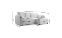 Selsey Ecksofa mit Schlaffunktion Kasssian
