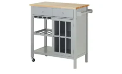 Servierwagen in Landhaus-Optik Butcher