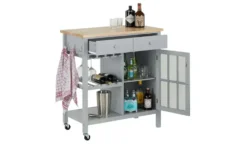 Servierwagen in Landhaus-Optik Butcher