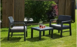 Siena Garden Gartenmöbel 3er-Set Kraka
