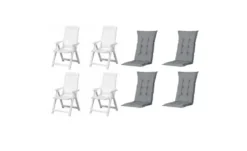 Siena Garden Gartensessel 8er-Set Tampa