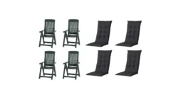 Siena Garden Gartensessel 8er-Set Tampa