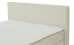 smart Boxbett mit Topper, Cordbezug, Beige Basic