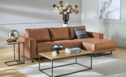 SOHO Ecksofa aus recyceltem Leder Sanja