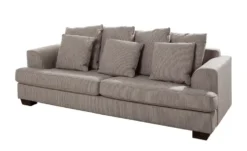 SOHO Großes Loungesofa braun - Webstoff Franka