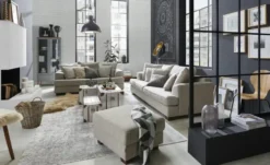SOHO Hocker gestreift Franka