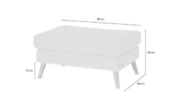 SOHO Polsterhocker Smilla