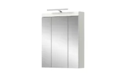 Spiegelschrank SCHLOONSEE, Breite 60cm, inkl. Beleuchtung, 3 Spiegeltüren, 9 Fächer in verschiedenen Farben erhältlich, Badmöbel, Spiegel, Badschrank, Bad Schloonsee