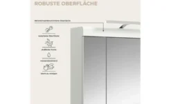 Spiegelschrank SCHLOONSEE, Breite 60cm, inkl. Beleuchtung, 3 Spiegeltüren, 9 Fächer in verschiedenen Farben erhältlich, Badmöbel, Spiegel, Badschrank, Bad Schloonsee