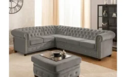 S-STYLE Chesterfield Ecksofa Cleo Blink