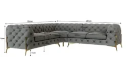 S-STYLE Chesterfield Ecksofa Natalie