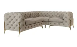 S-STYLE Chesterfield Ecksofa Natalie