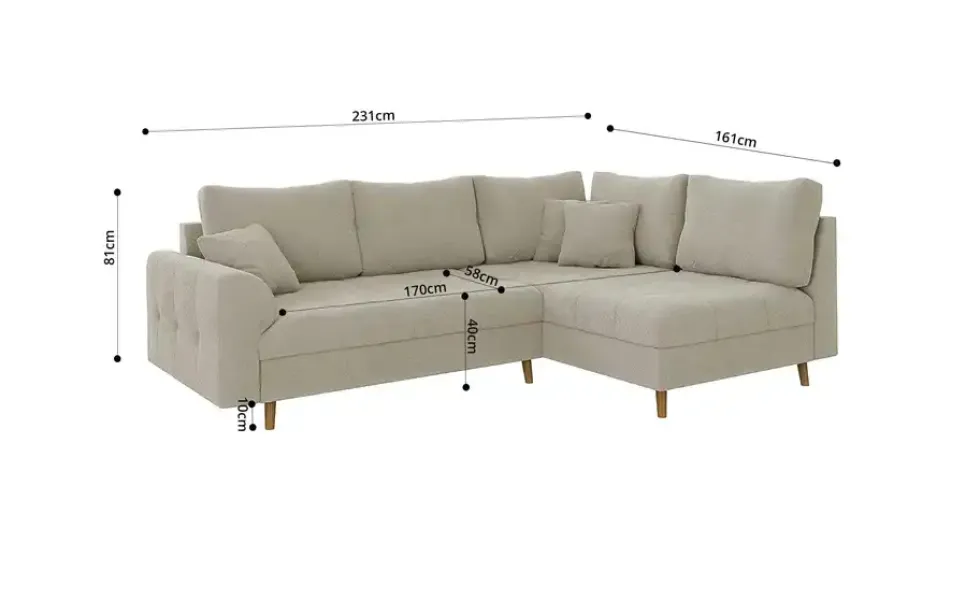 S-STYLE Ecksofa Lars