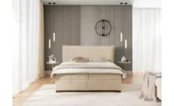 S-STYLE Boxbett mit Bettkasten, Cord, H3 Lovetti