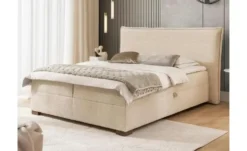 S-STYLE Boxbett mit Bettkasten, Cord, H3 Lovetti