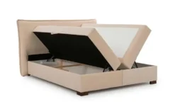 S-STYLE Boxbett mit Bettkasten, Strukturstoff mit Cordoptik, H3 Lovetti