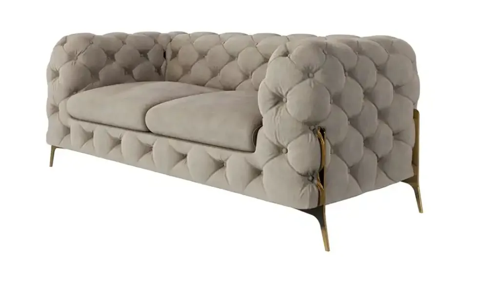 S-STYLE Chesterfield Einzelsofa Natalie